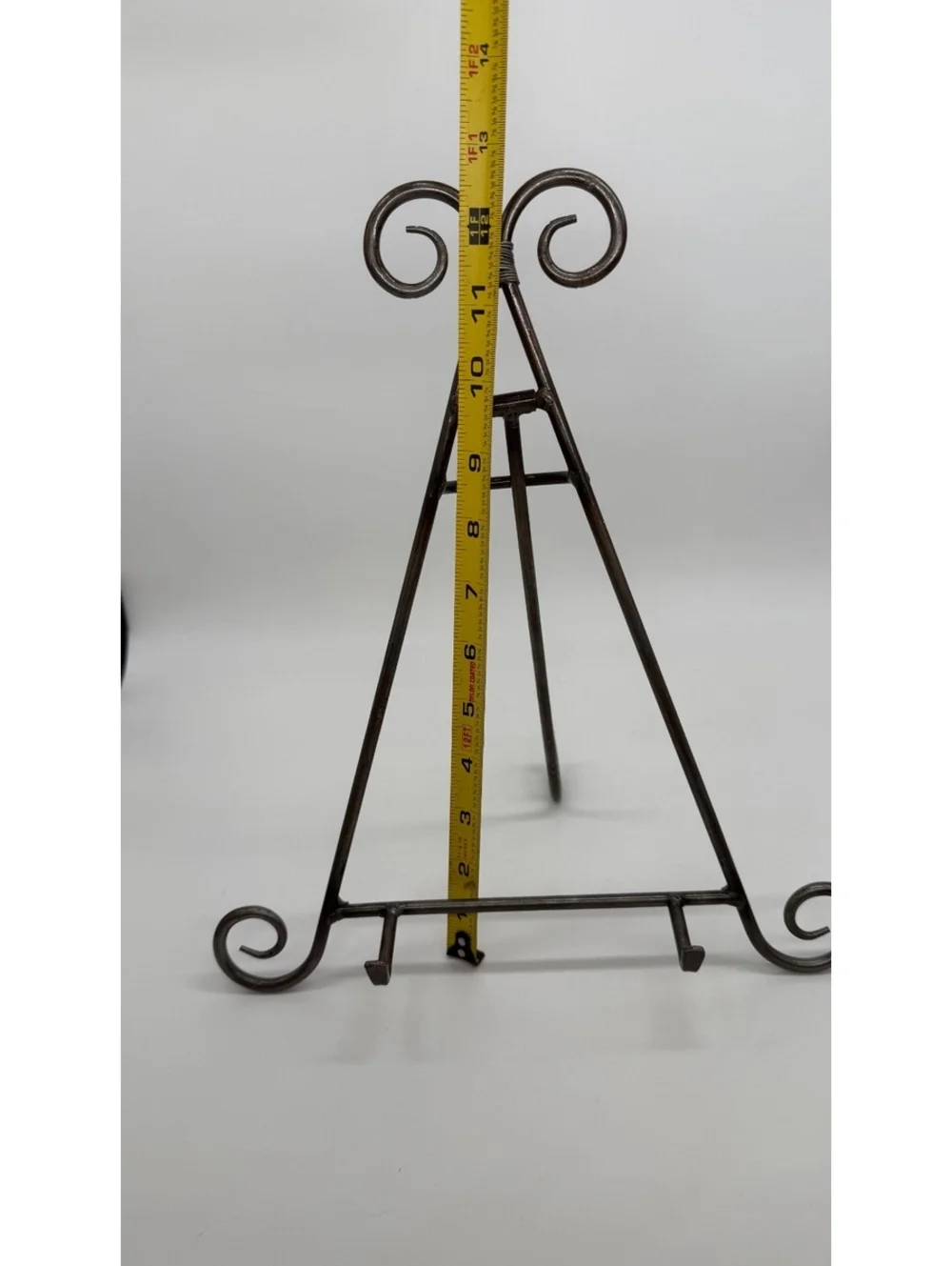 Decorative Metal Display Easel Stand 12” Plate Picture Frame Holder